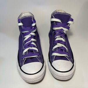Purple High Top Converse Chuck Taylors